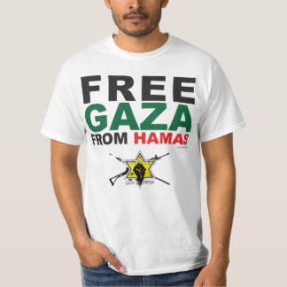 Fri Gaza från Hamas T-Shirt (Vita)