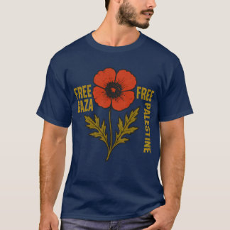 FRI GAZA FREE PALESTINE T SHIRT