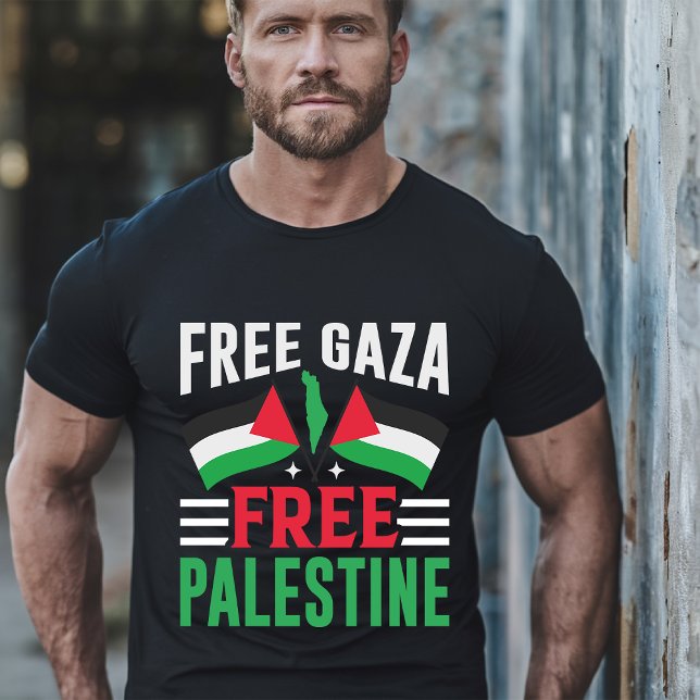 Fri Gaza och fri Palestina T-Shirt (Skapare uppladdad)