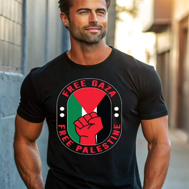 Fri Gaza och fri Palestina T-Shirt (Skapare uppladdad)