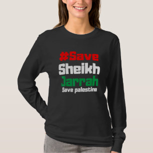 Fri Gaza Palestina-Flagga Arabiska T Shirt