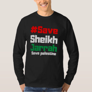 Fri Gaza Palestina-Flagga Arabiska T Shirt