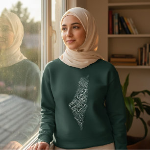 Fri Gazaremsan, Palestina, Karta Cloud Ord T Shirt