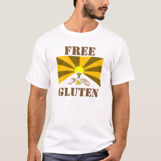 Fri Glutenmanar grundläggande T-tröja T Shirt