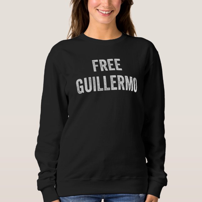 Fri Guillermo Stöd Guillermos Frigivning Från Fäng T Shirt (Framsida)