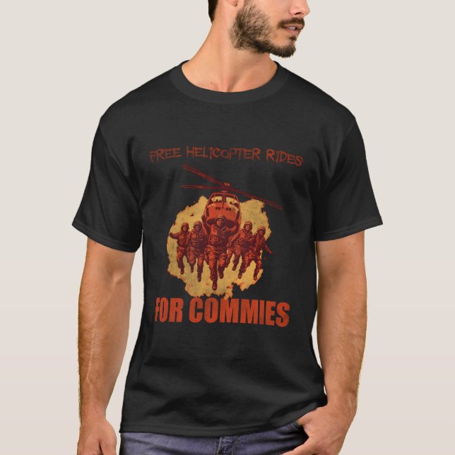 Fri helikopterskada för samhällen t shirt (Framsida)