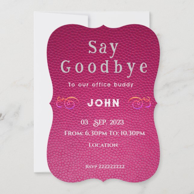 Fri inbjudan (Framsida)