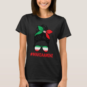 Fri Iran Kvinnor Liv Frihet Rufsylta Iransk Flagga T Shirt