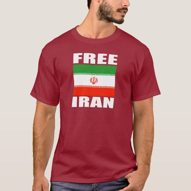 Fri Iran T-tröjavit Tee (Framsida)