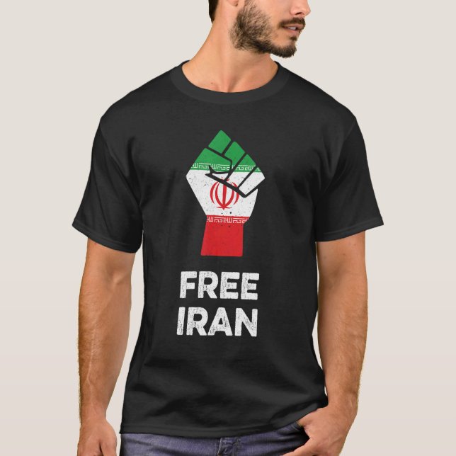 Fri iransk schirt feministisk jämlikhet Iran prote T Shirt (Framsida)