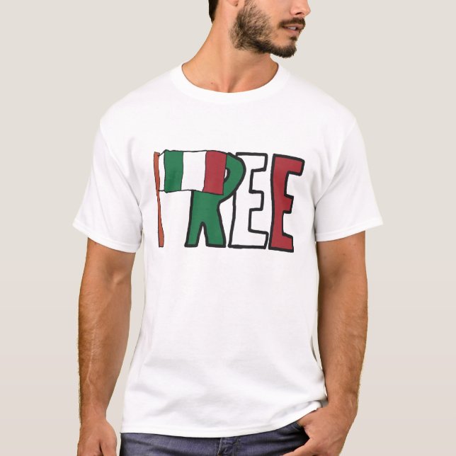 Fri Italien T Shirt (Framsida)