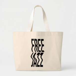 Fri Jazz typografi fet logo Jumbo Tygkasse