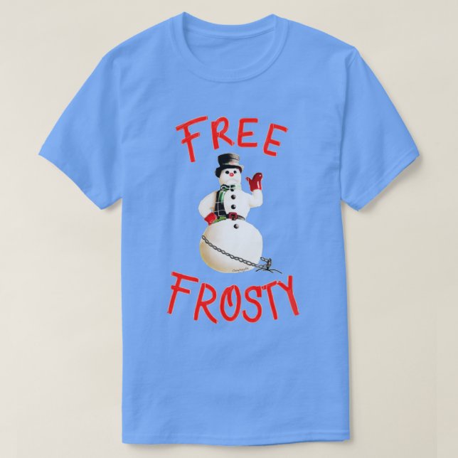 Fri jul med jultomten Gi T Shirt (Design framsida)