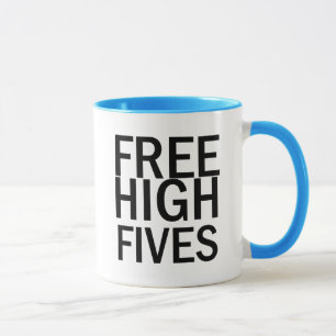 Fri kick Fives Mugg