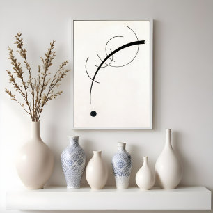 Fri kurva till Point-Vasily Kandinsky Poster