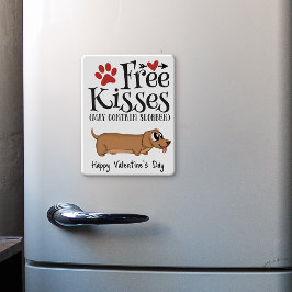 Fri kyss...och slobber Valentine från hund Magnet