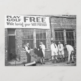 Fri lekGolf (stunder som har din kostym att Inbjudningar
