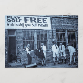 Fri lekGolf (stunder som har din kostym att Inbjudningar
