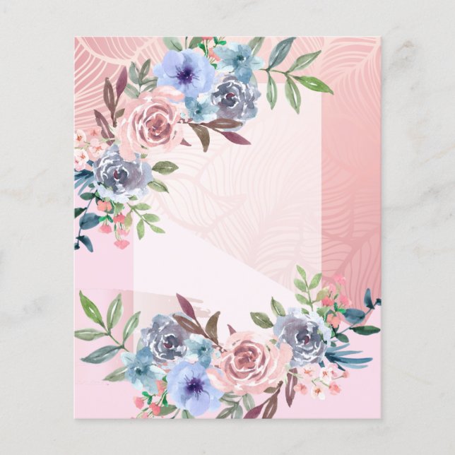 FRI LIVE DESIGNER HJÄLP - Blommigtens BUDGET Flygblad (Framsidan)