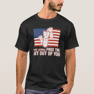 fri-logotyp-svart t shirt