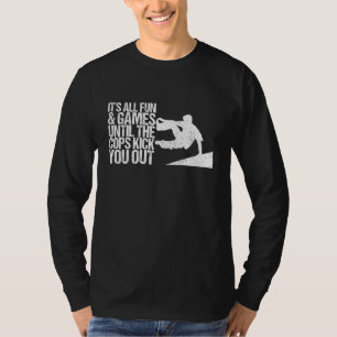 Fri Löpning Parkour För En Vault Atlet T Shirt