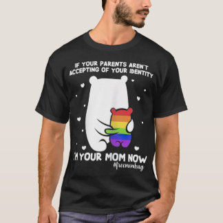 Fri Mamma Hugs-Mamma Bear Im Ditt Mamma nu-HBT-Pri T Shirt