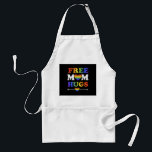 Fri mamma-hugs-regnbåge, flagga gay-lesbisk förkläde<br><div class="desc">Fri mamma-hugs-regnbåge,  flagga gay-lesbisk</div>