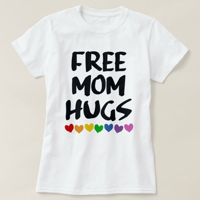 FRI MAMMA HUGS T SHIRT (Design framsida)