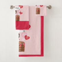 Fri mariy Kisses Valentine Hund Red