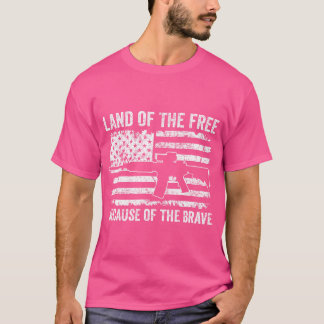Fri mark på grund av det Modiga - amerikanska G T Shirt