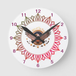 Fri mark rund klocka