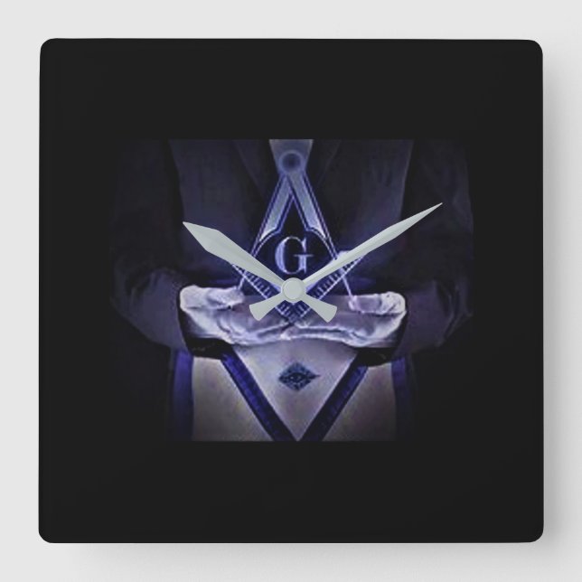 Fri Mason Fyrkantig Klocka (Framsida)