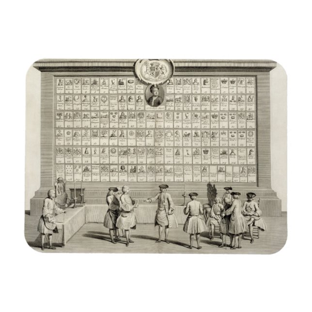 Fri Masons, med skyltar för de olika lägenheterna Magnet (Horisontell)