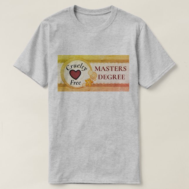 Fri mastergrad - Manar - skjortor T Shirt (Design framsida)