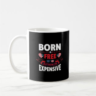 Fri, men nu är jag dyrbar - tyst PM Kaffemugg