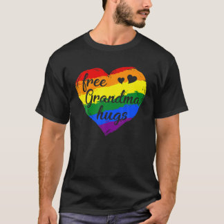 Fri mormor Hugs LGBT Free Grandma Hugs Kids T Shirt