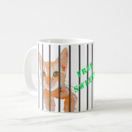 Fri mugg för katt för Sweetiearrestkattunge
