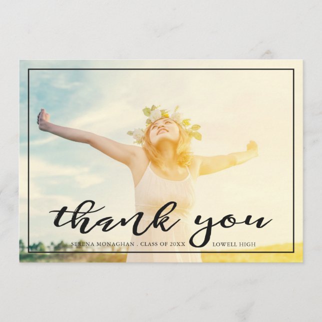 Fri och fokuserad | STUDENTEN TACK | MÖRK (Framsida)