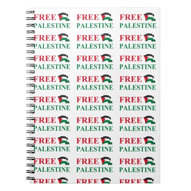 fri palestin #2 anteckningsbok (Framsidan)
