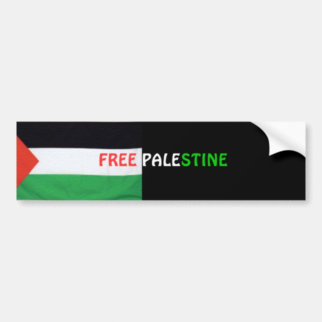 FRI PALESTINA bildekal (Framsidan)