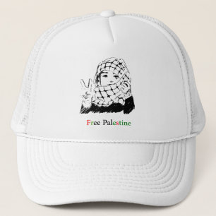 Fri Palestina hatt Truckerkeps