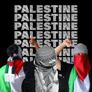 Fri Palestina i den palestinska Scarf-konstruktion T Shirt