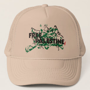 Fri Palestina Khakishatt Truckerkeps