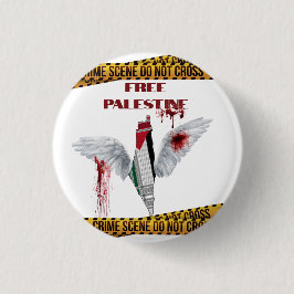 Fri Palestina-knapp - Palestina-folkmordspinne Knapp