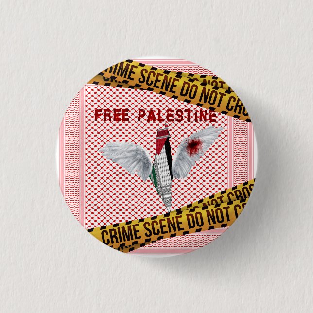Fri Palestina-knapp - Palestina-pinne Knapp (Framsida)