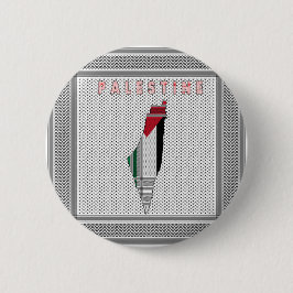 Fri Palestina-knapp - Palestinsk nålknapp Knapp