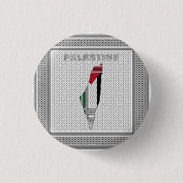 Fri Palestina-knapp - Palestinsk stiftknapp Knapp
