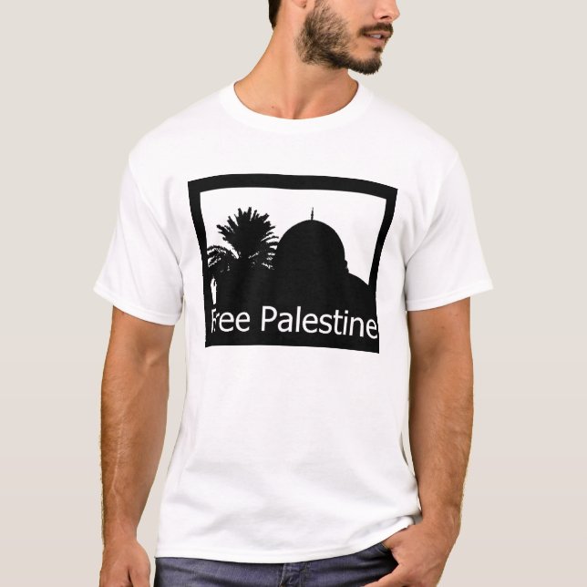 Fri Palestina kupol Tee (Framsida)