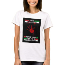 Fri Palestina Kvinnors T-Shirt | Rädda Gaza
