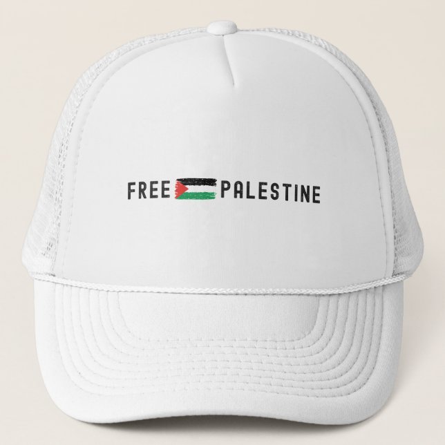 FRI PALESTINA MED FLAGGA KEPS (Framsida)